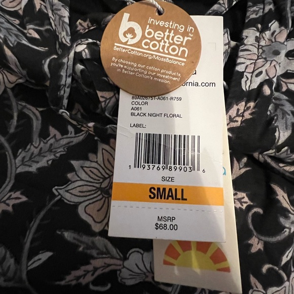 NWT: size small C&C California top - Picture 4 of 5